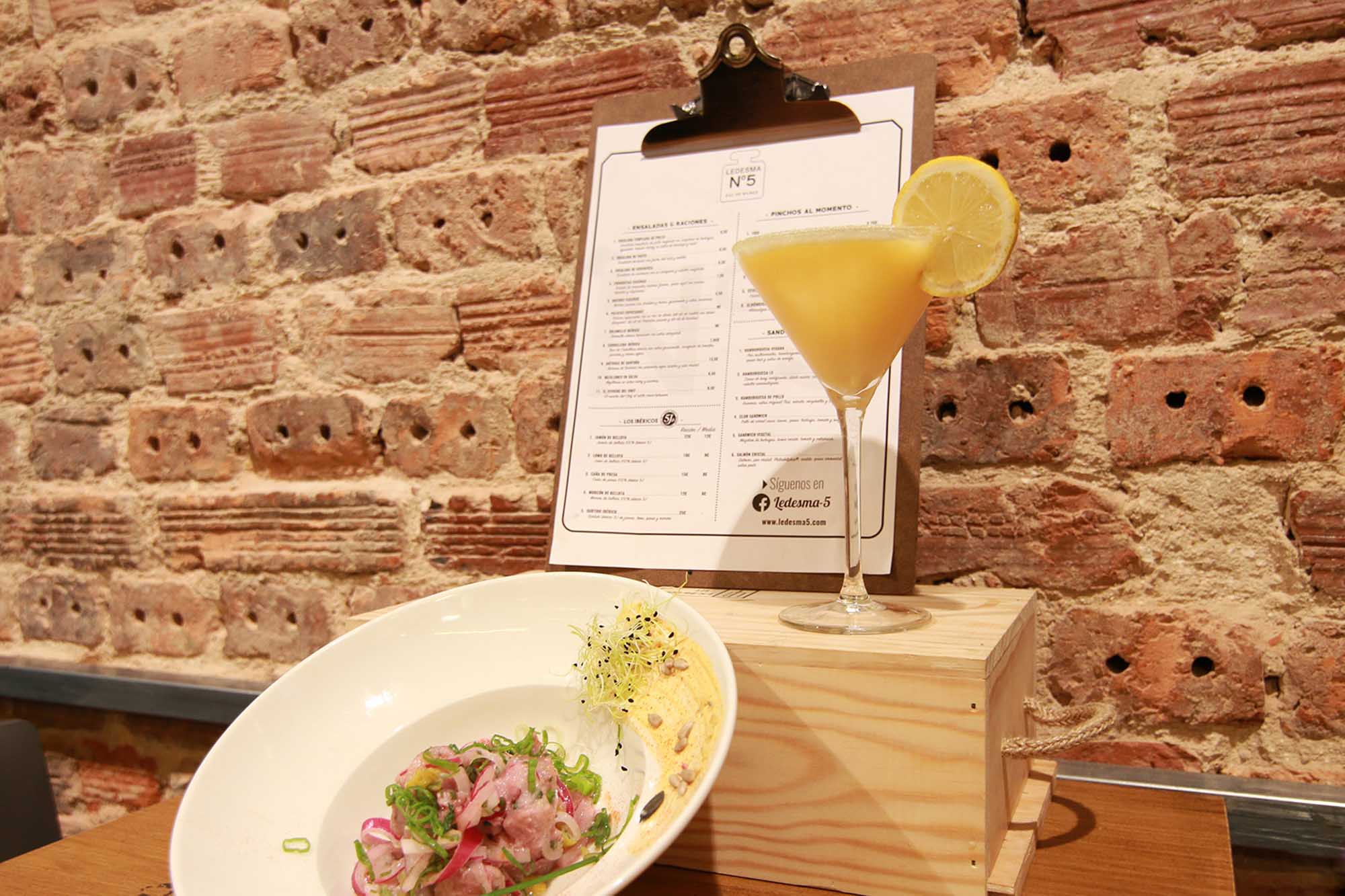 Diseño de Carta para restaurante en bilbao y castro urdiales
