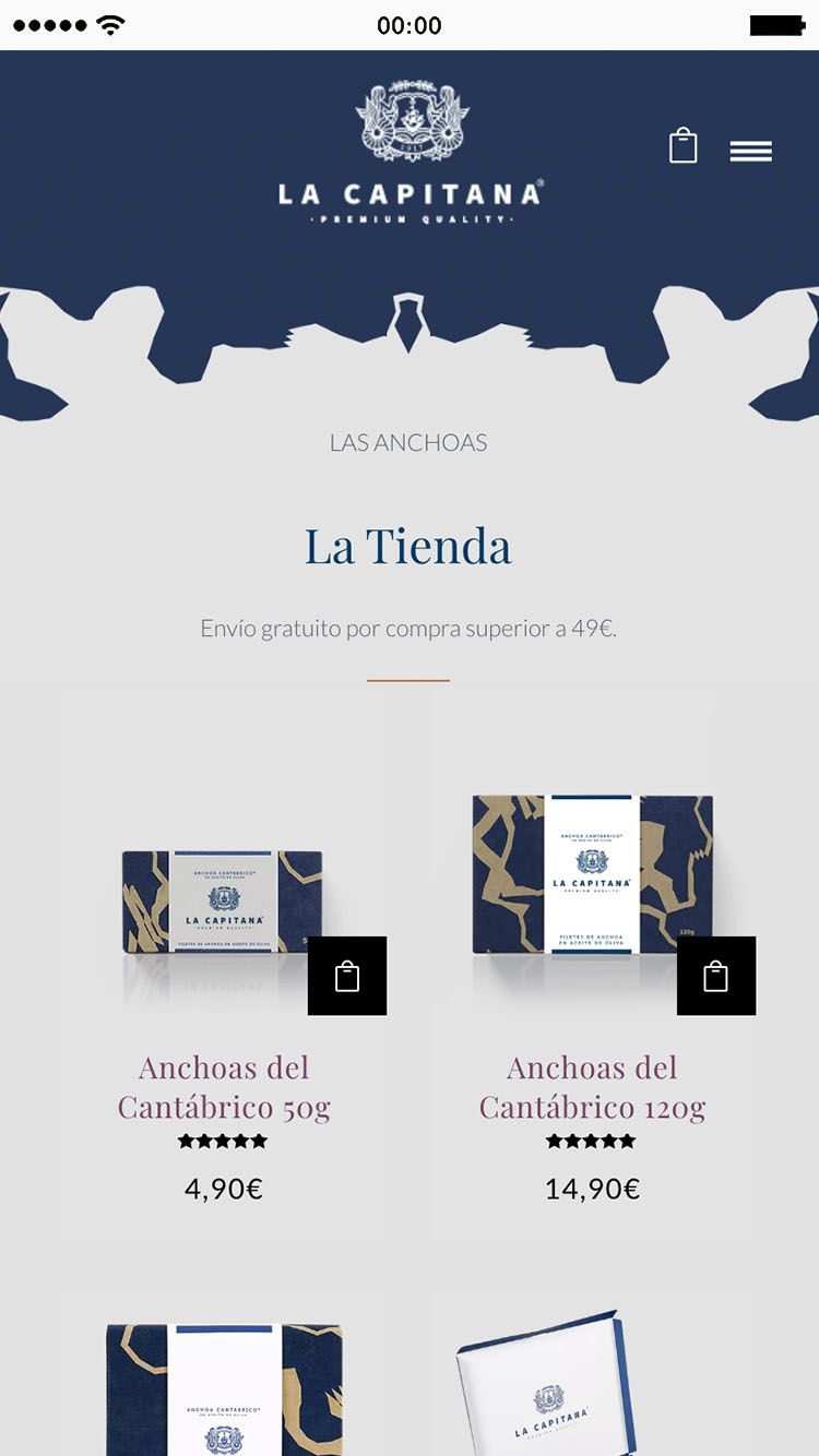 diseño de tienda online en movil & Smartphone para empresas y marcas