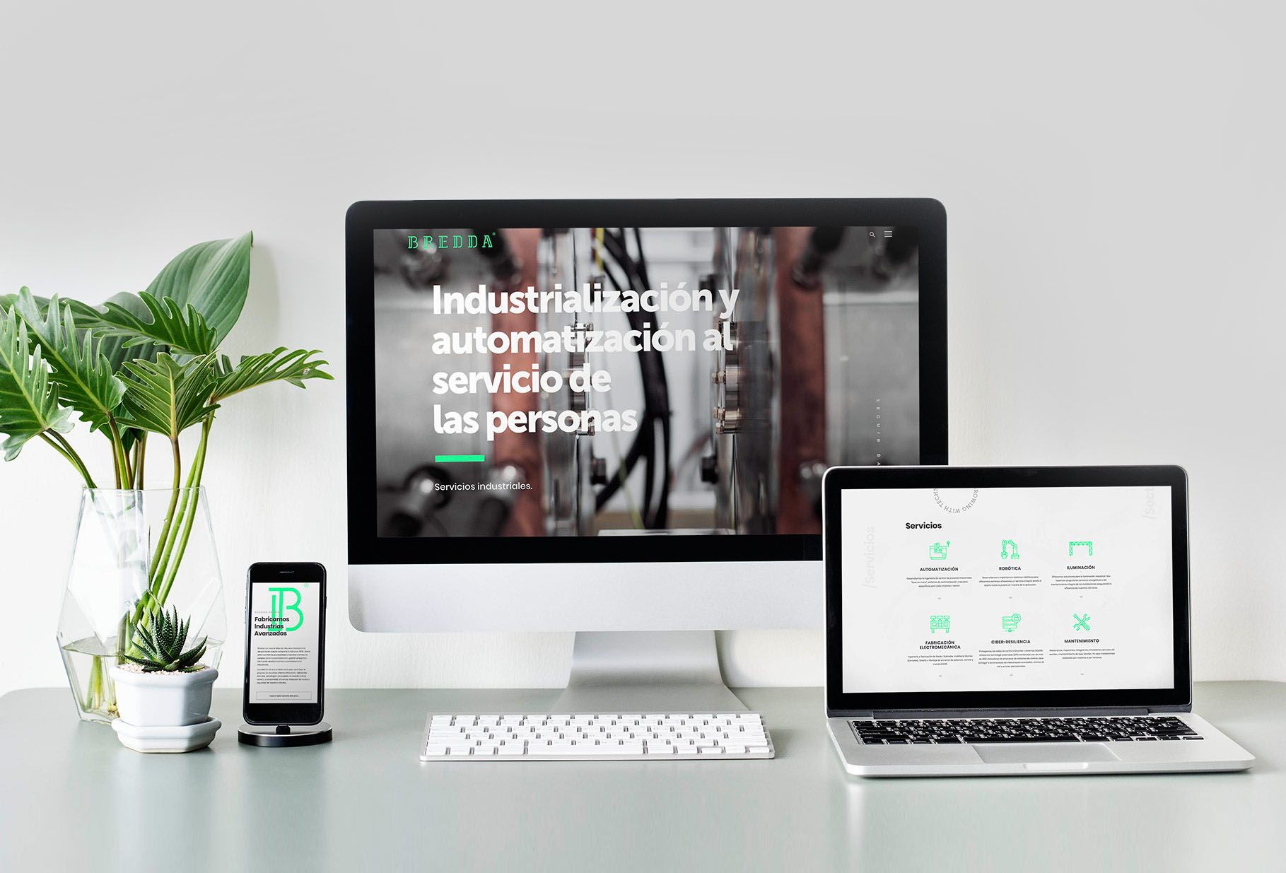 diseño web industrial