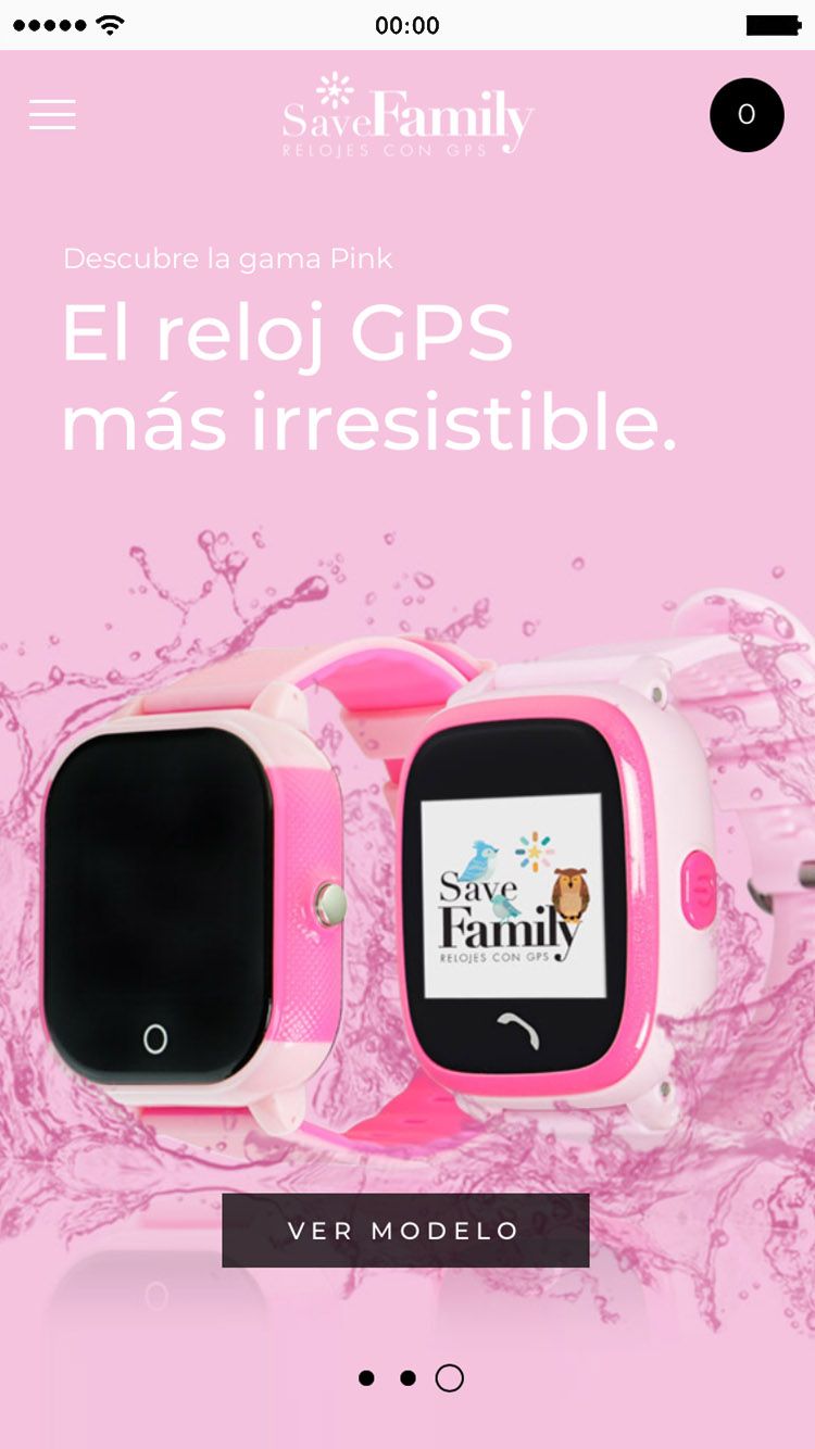 diseño tienda online movil