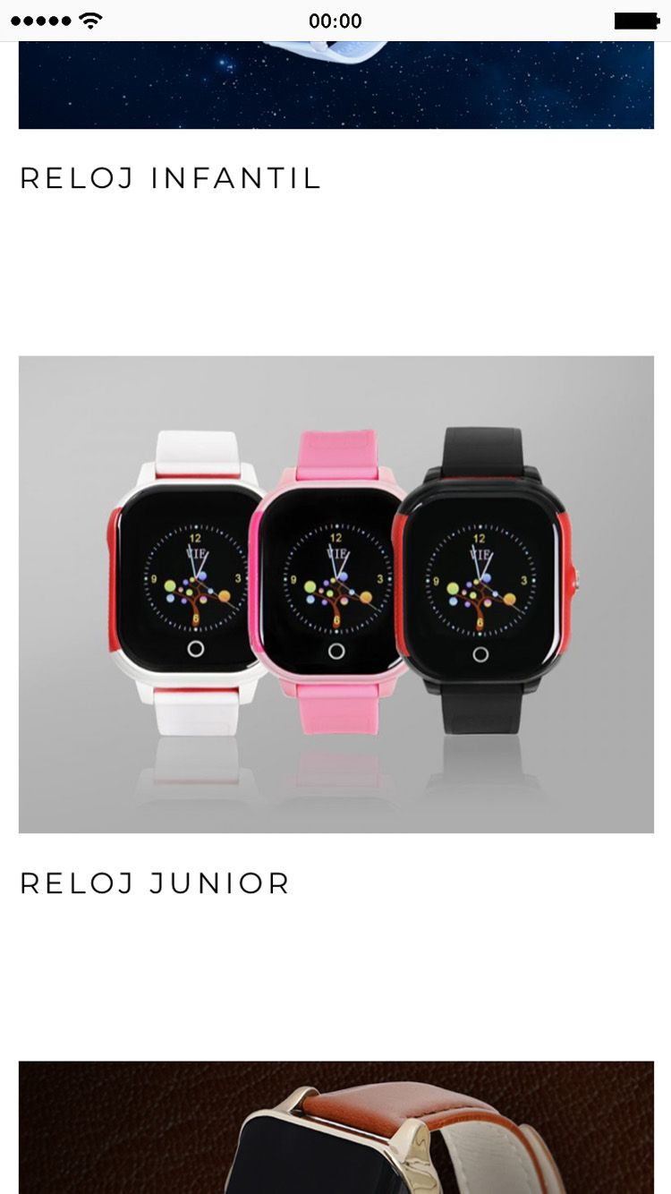 diseño tienda online movil
