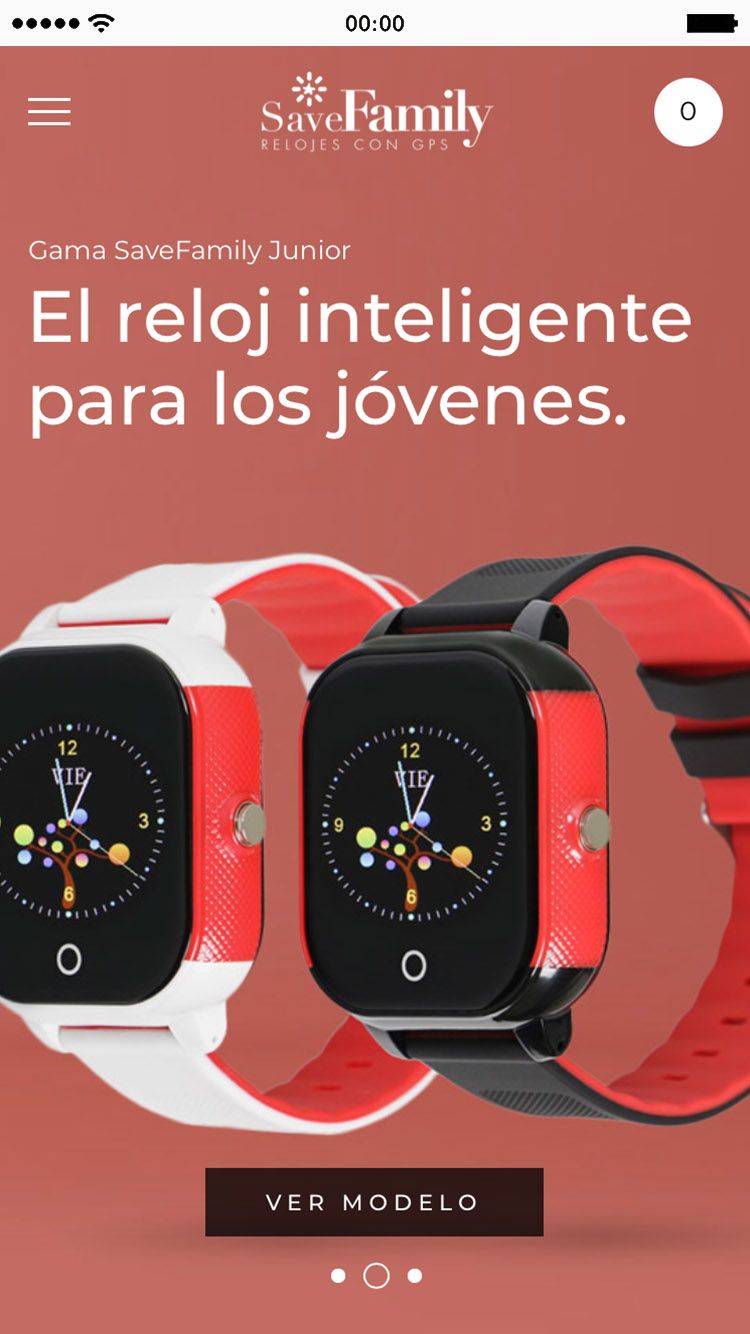 diseño tienda online movil