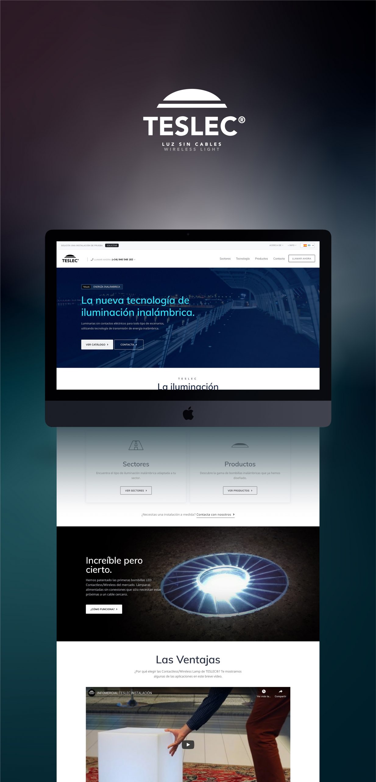 web corporativa teslec