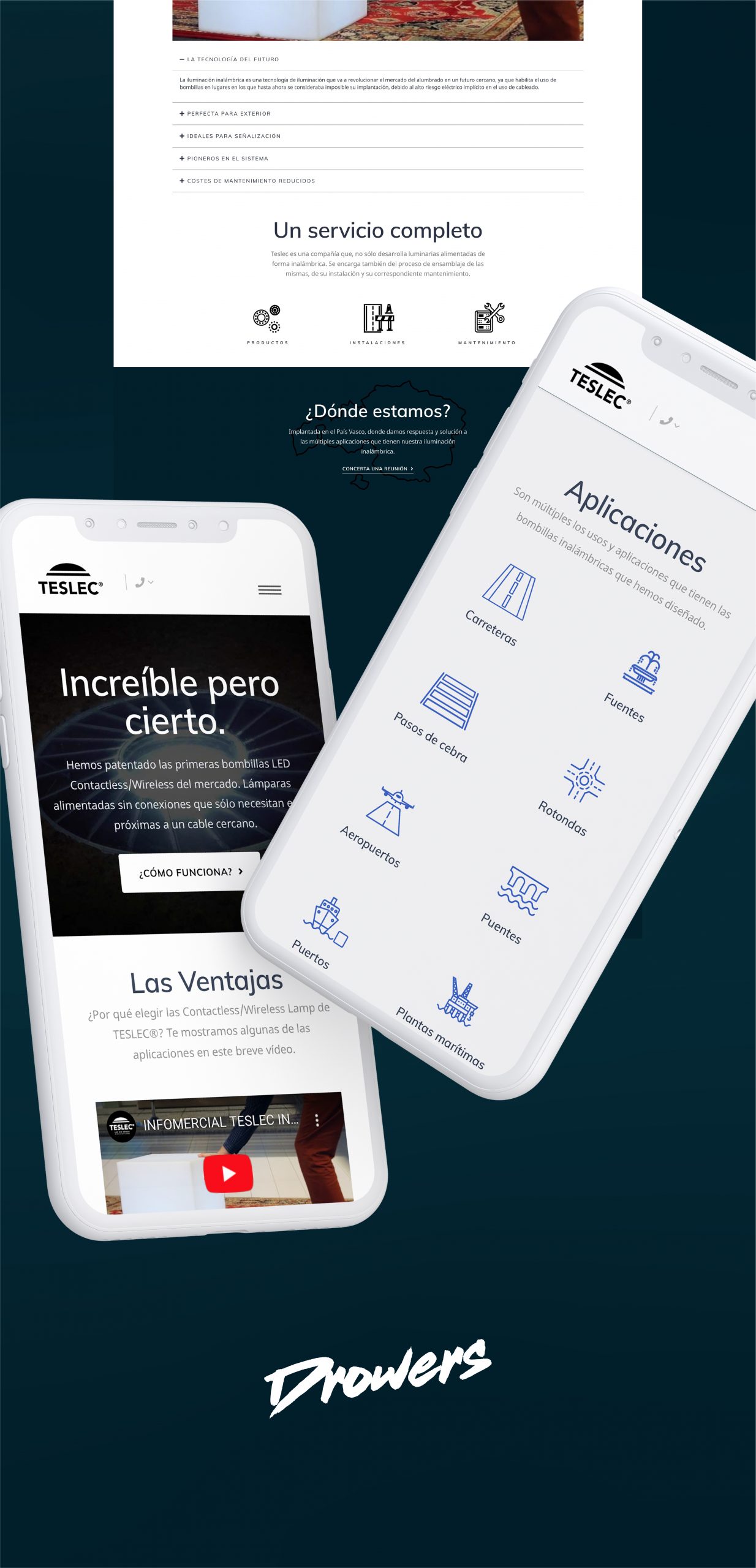 web corporativa teslec